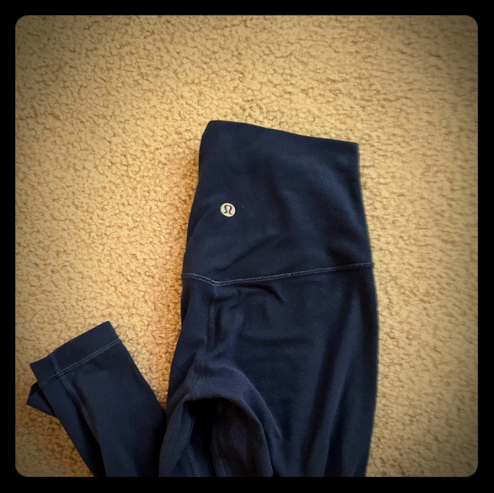 Lululemon Align 28 navy blue leggings